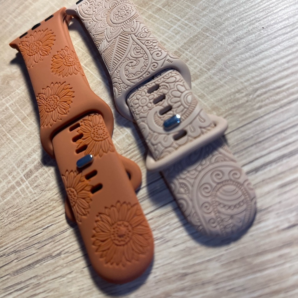 Sunflower Patterned Watch Bands - Picture 3 of 7